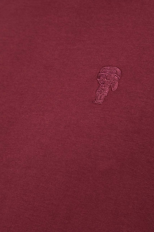 Karl Lagerfeld t-shirt 534221.755055 bordowy