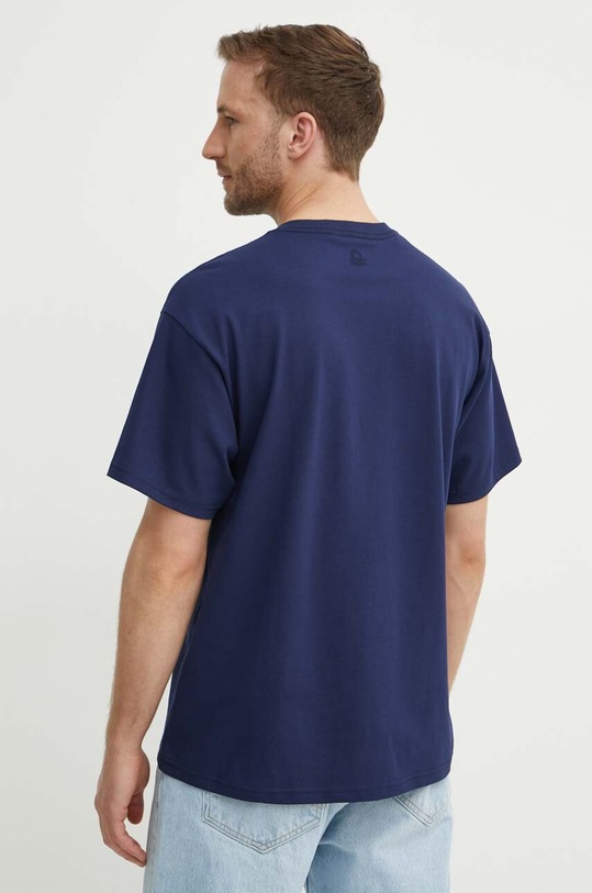 Odzież United Colors of Benetton t-shirt bawełniany 3MI6U108T granatowy