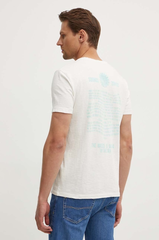 Oblečenie Bavlnené tričko United Colors of Benetton 3F98U1092 béžová