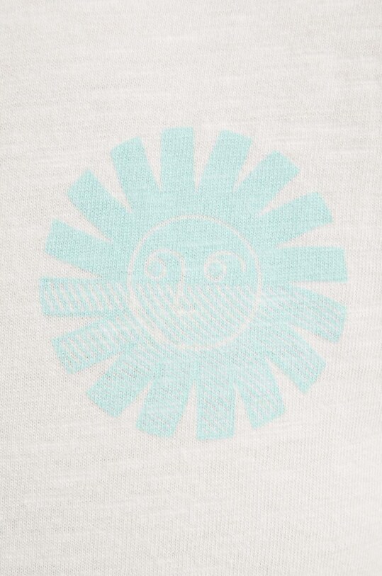 United Colors of Benetton t-shirt bawełniany 3F98U1092 beżowy