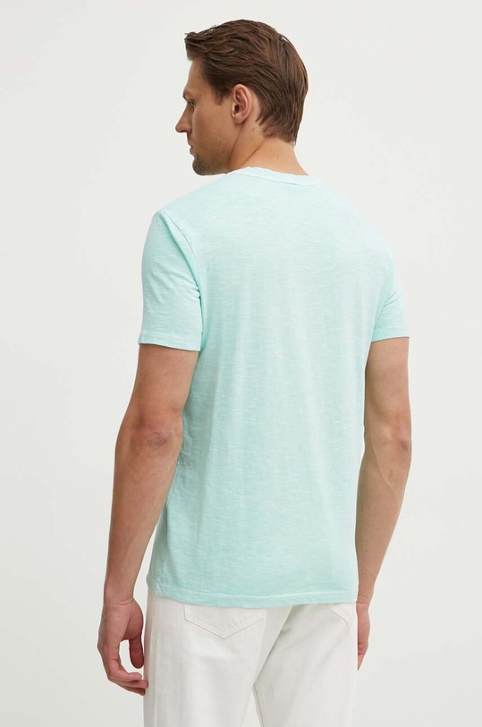 Odzież United Colors of Benetton t-shirt bawełniany 3F98U1092 turkusowy