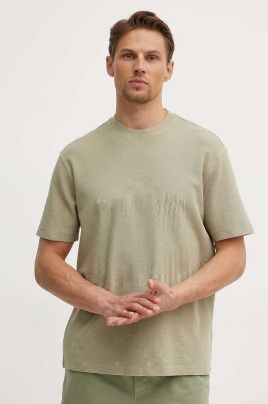 United Colors of Benetton t-shirt bawełniany zielony 3EQWU108S