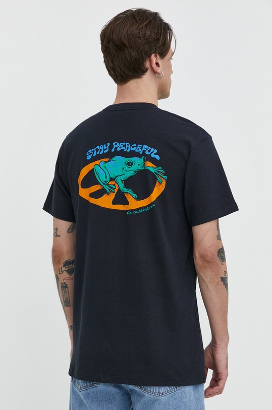 Îmbrăcăminte Quiksilver tricou din bumbac AQYZT09541 negru