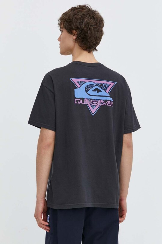 Îmbrăcăminte Quiksilver tricou din bumbac EQYZT07654 negru