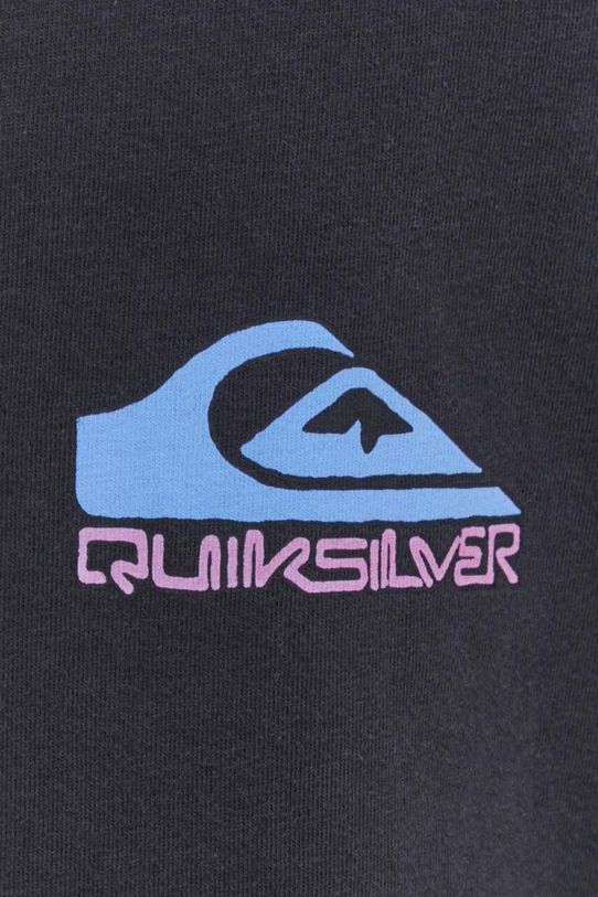 Pamučna majica Quiksilver EQYZT07654 crna