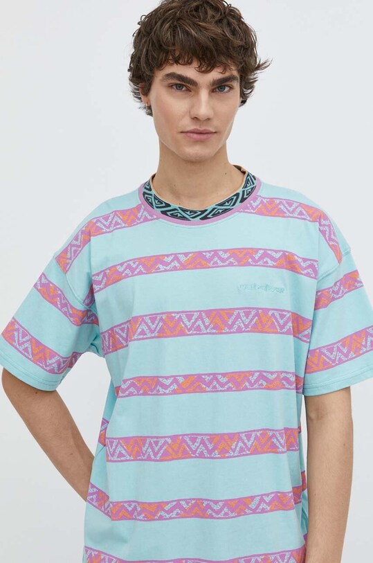 Quiksilver pamut póló türkiz EQYKT04340