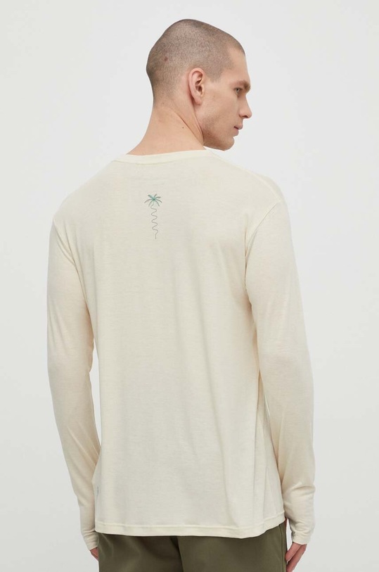 Ruházat Quiksilver futós hosszú ujjú felső Coastal EQYKT04312 bézs