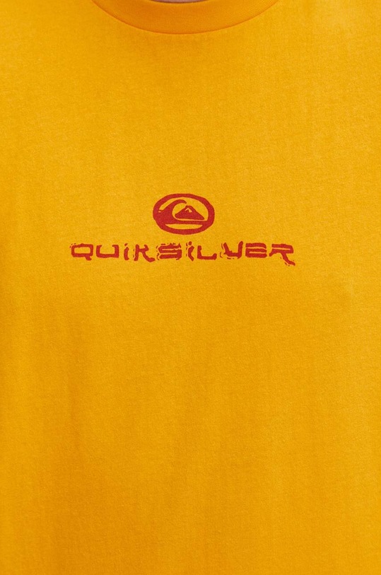 Бавовняна футболка Quiksilver AQYZT09544 жовтий