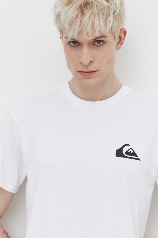 Quiksilver pamut póló pamut fehér EQYZT07657