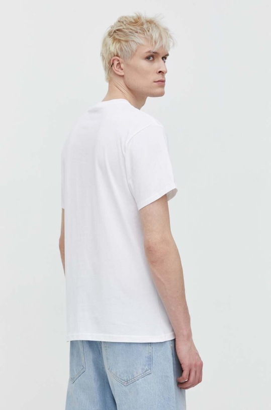 Ruházat Quiksilver pamut póló EQYZT07657 fehér
