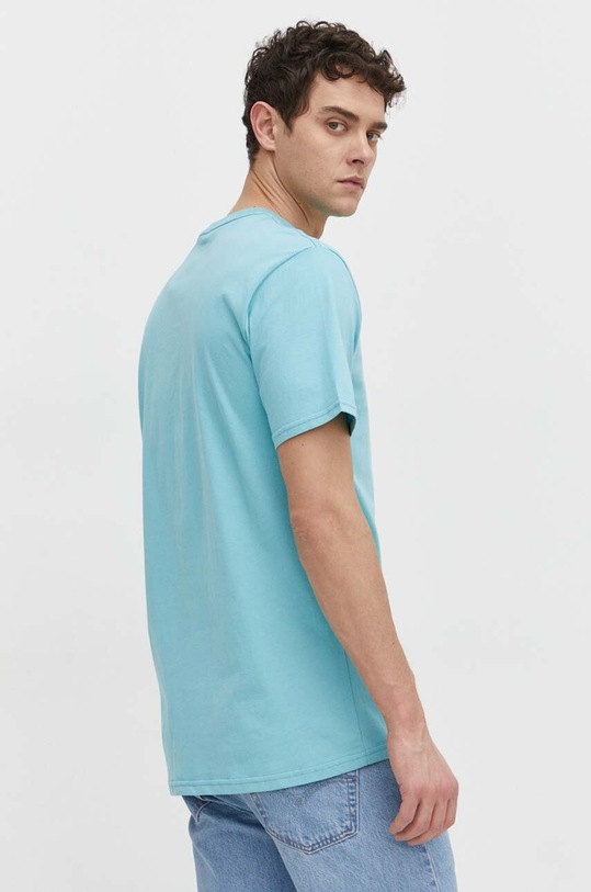 Odzież Quiksilver t-shirt bawełniany EQYZT07657 niebieski