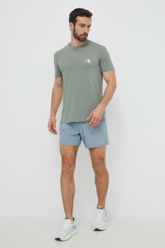 Tréningové tričko Quiksilver Lap Time EQYKT04291 zelená SS24