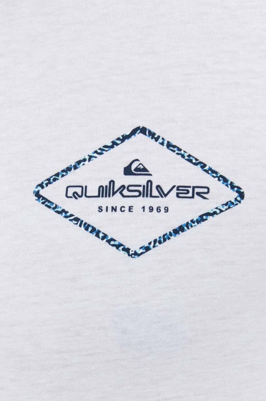 Bavlnené tričko Quiksilver EQYZT07667 biela