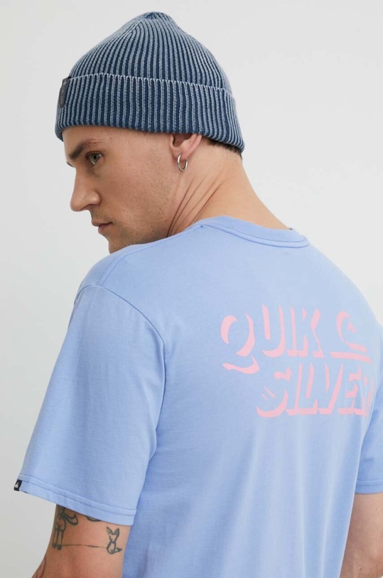 Quiksilver tricou din bumbac EQYZT07665 albastru
