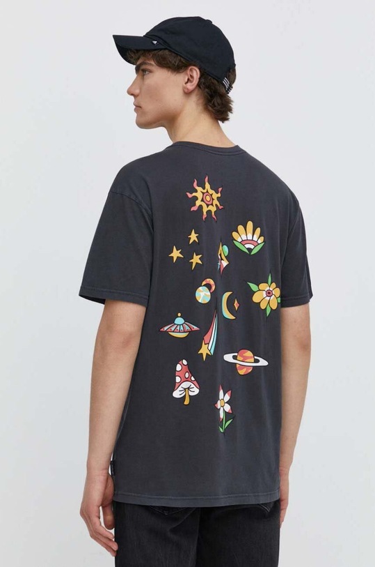 Бавовняна футболка Quiksilver сірий AQYZT09554