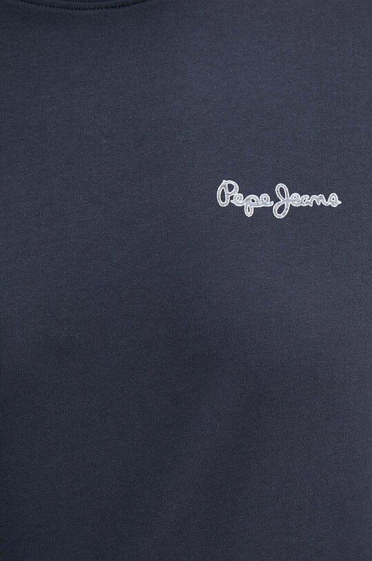 Хлопковая футболка Pepe Jeans SINGLE CLIFORD PM509367 тёмно-синий