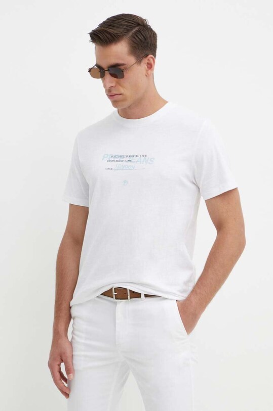 Бавовняна футболка Pepe Jeans CINTHOM бавовна білий PM509369