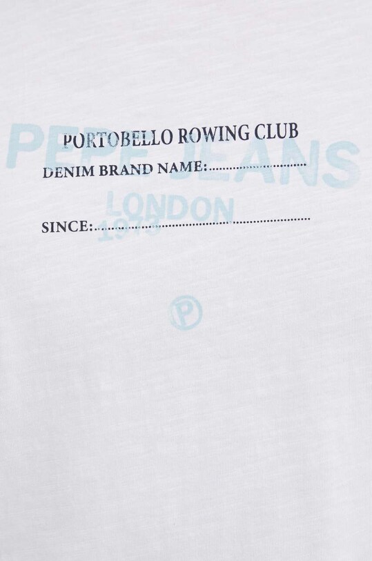 Бавовняна футболка Pepe Jeans CINTHOM PM509369 білий