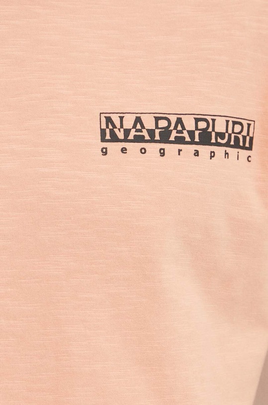 Napapijri t-shirt bawełniany S-Martre NP0A4HQBP1I1 różowy