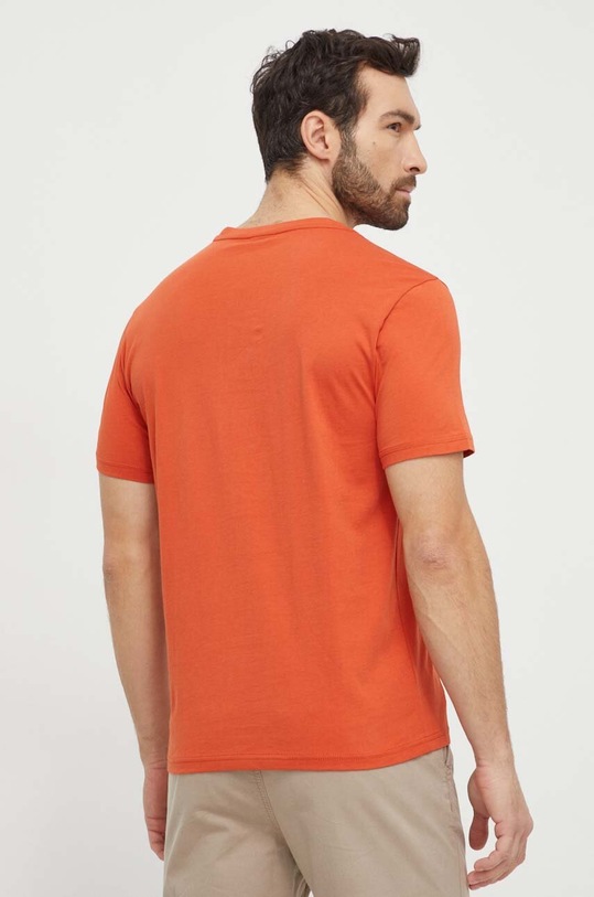Odzież Napapijri t-shirt bawełniany Salis NP0A4H8DA621 pomarańczowy