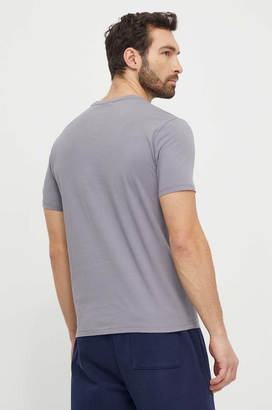 Napapijri t-shirt bawełniany Salis NP0A4H8DH581 szary SS24