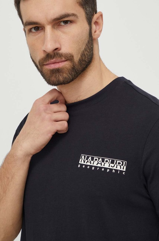 Bavlněné tričko Napapijri S-Tahi černá NP0A4HQA0411