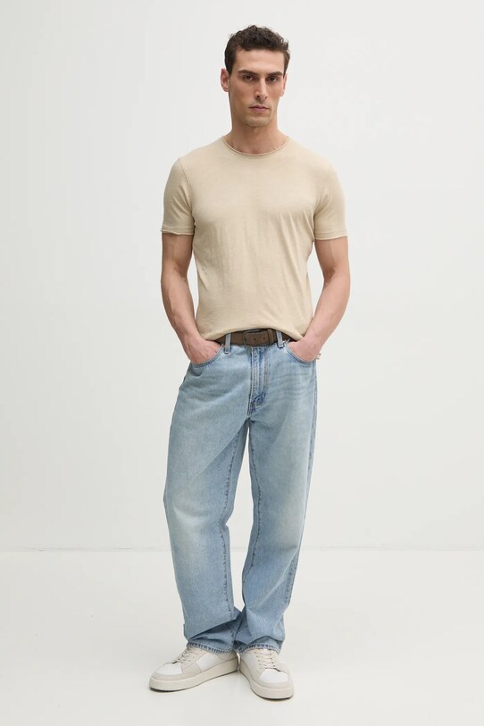 Sisley t-shirt in cotone 3WF0S101K beige SS25