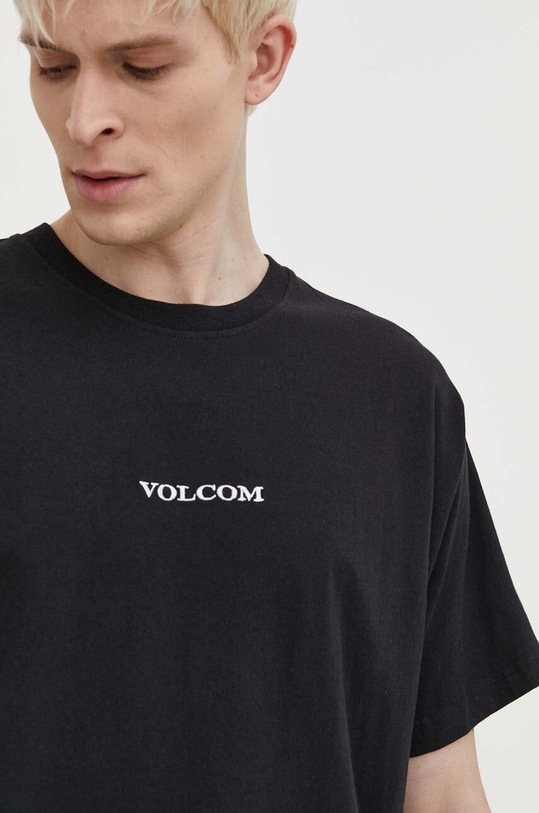 Volcom t-shirt bawełniany czarny A4312410