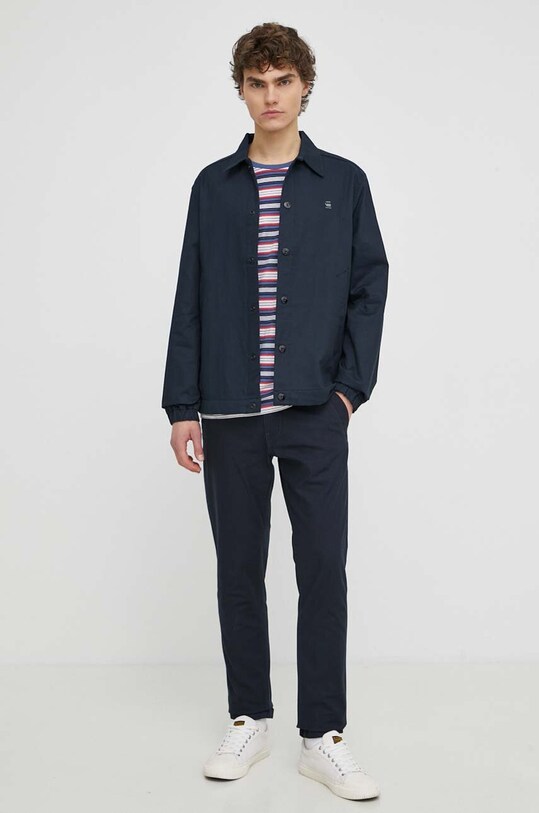 Levi's t-shirt bawełniany 19342 niebieski AW24