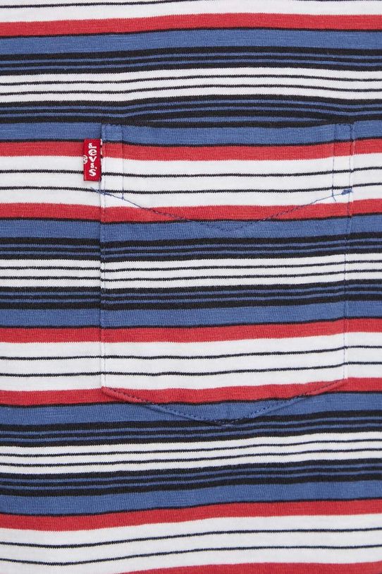 Levi's t-shirt bawełniany 19342 niebieski