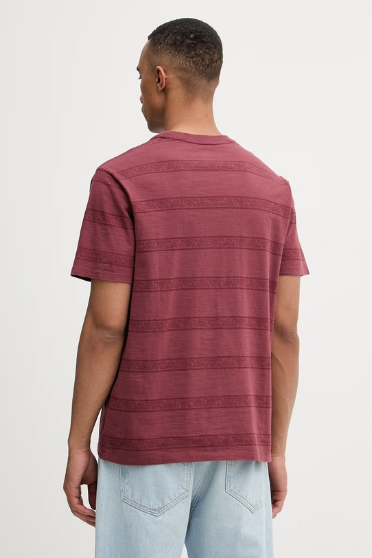 Odzież Levi's t-shirt męski bawełniany SS CLASSIC POCKET TEE 19342 czerwony