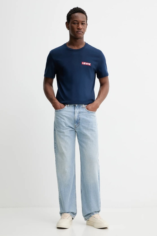 Levi's t-shirt bawełniany 2-pack 79681 granatowy AA00