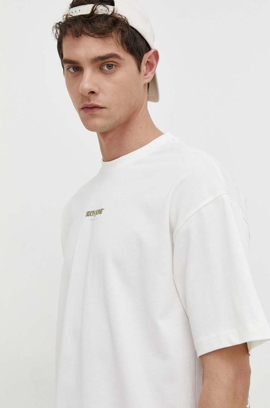Bavlněné tričko Sixth June bílá 23981.