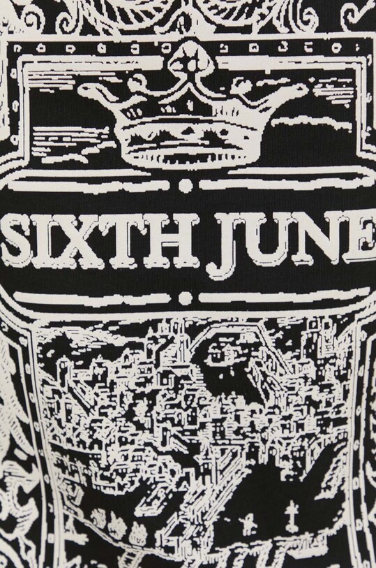Хлопковая футболка Sixth June 23981. чёрный
