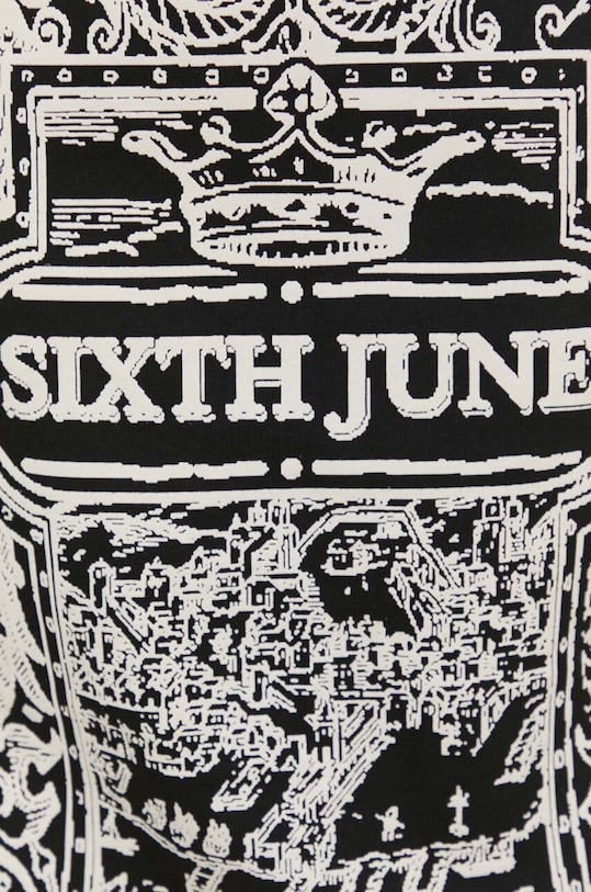 Sixth June pamut póló 23981. fekete