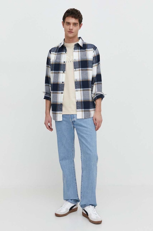 Бавовняна футболка Sixth June 25023 бежевий SS24