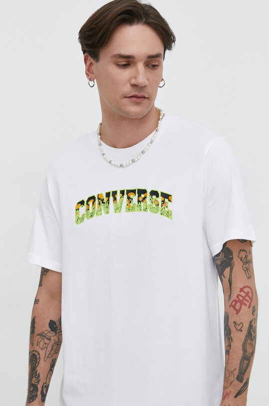 Converse tricou din bumbac bej 10025971.A02