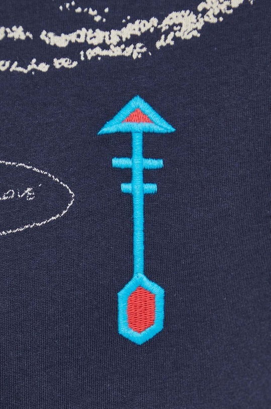 Desigual t-shirt in cotone 24SMTK23 blu navy