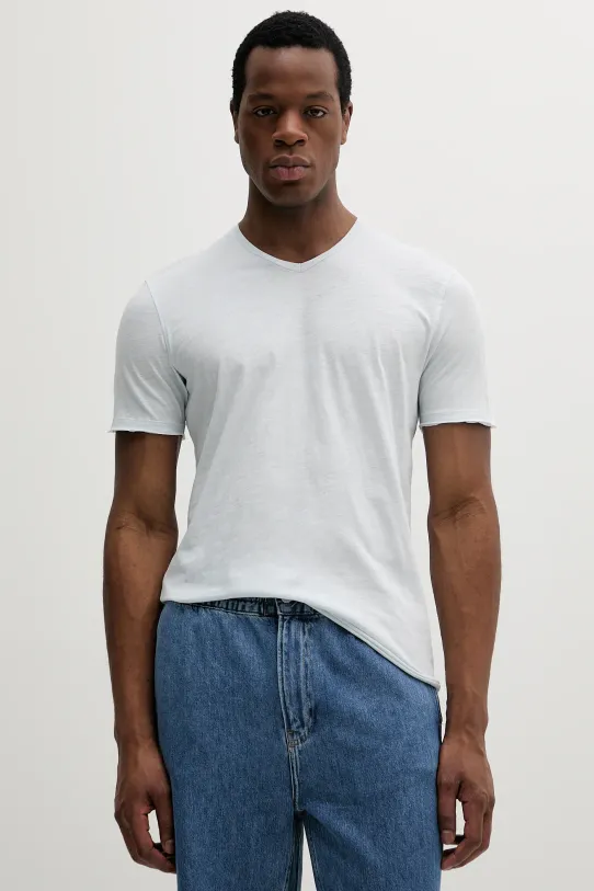 Sisley pamut póló kék 3WF0S4001