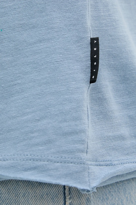 Sisley tricou din bumbac 3WF0S4001 albastru