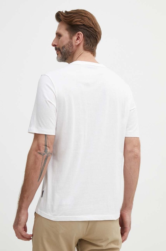 Odzież Sisley t-shirt bawełniany 3I1XS103J beżowy