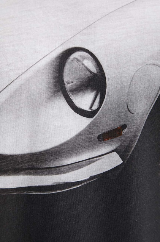 Sisley t-shirt bawełniany 3WF0S103M beżowy