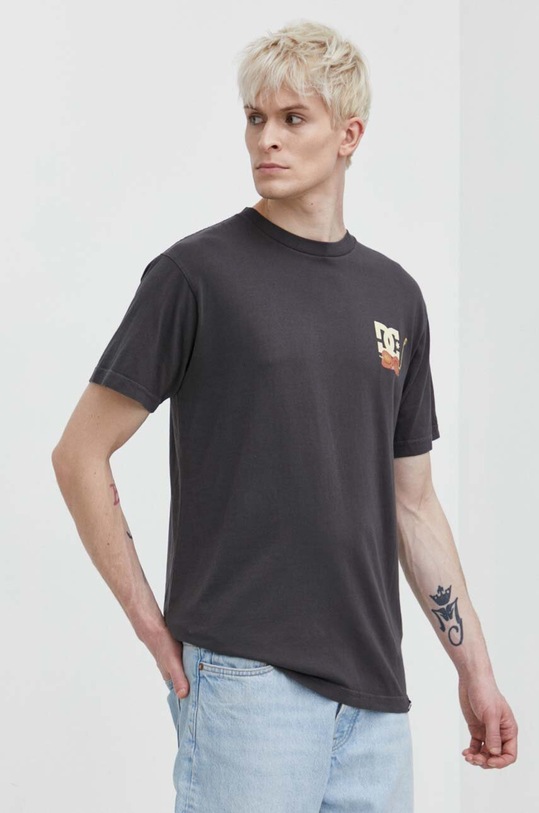 Odzież DC t-shirt bawełniany ADYZT05365 szary