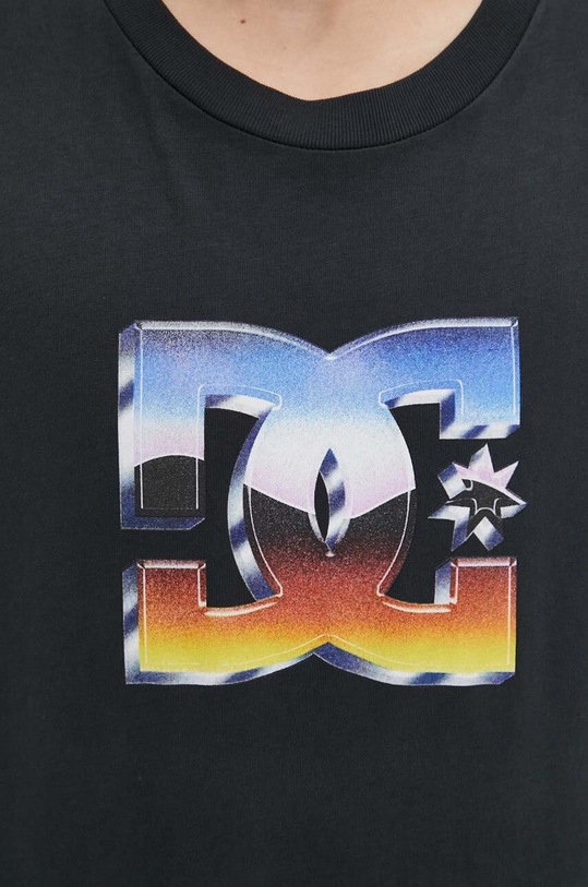 DC t-shirt bawełniany ADYZT05355 czarny