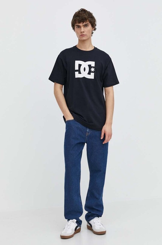 DC tricou din bumbac Star ADYZT05373 bleumarin SS24