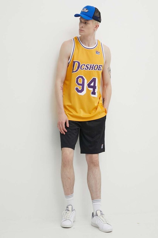 DC t-shirt ADYKT03229 żółty SS24