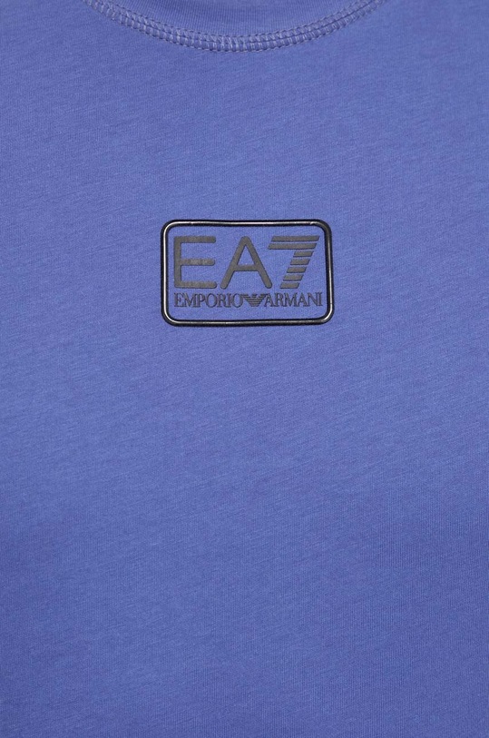 EA7 Emporio Armani t-shirt bawełniany PJ02Z.3DPT05.1557 niebieski