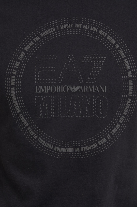 Bavlněné tričko EA7 Emporio Armani PJTJZ.3DPT39.1200 černá