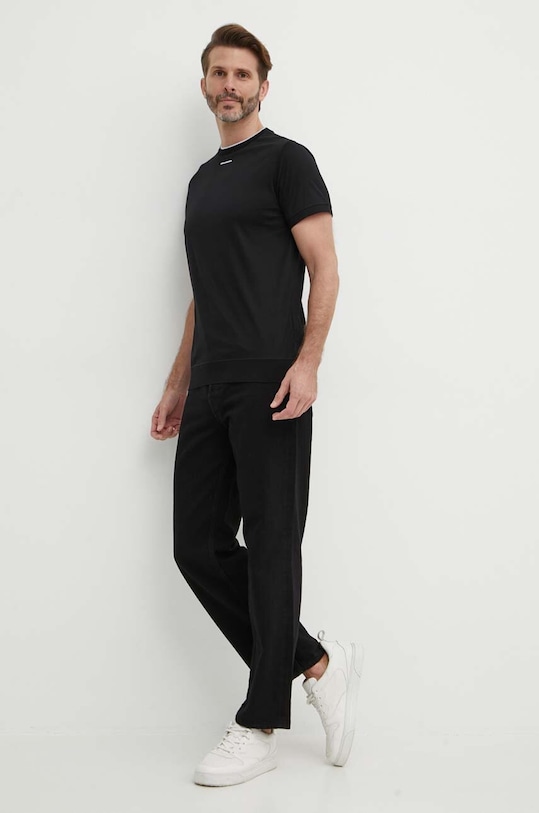 Karl Lagerfeld t-shirt bawełniany 542200.755002 czarny SS24