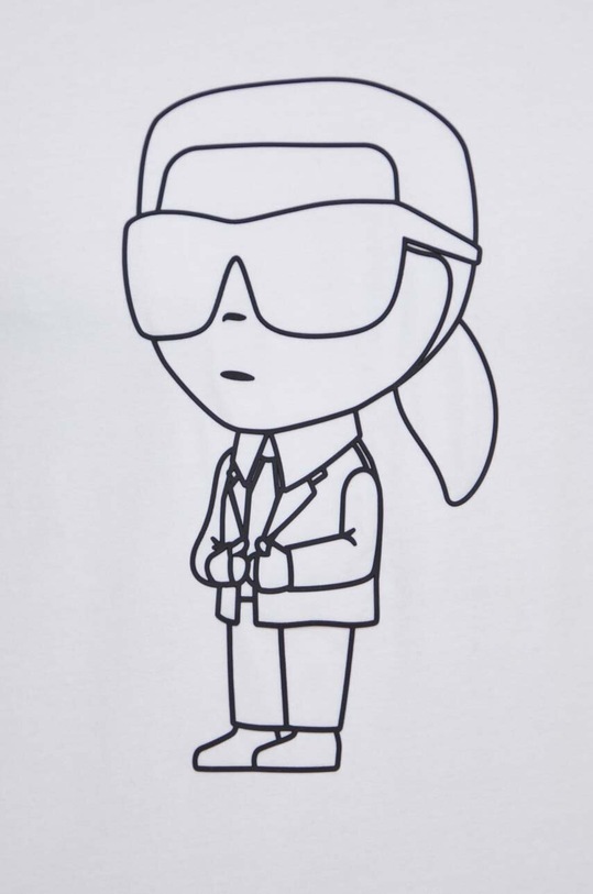 Tričko Karl Lagerfeld 542221.755054 bílá